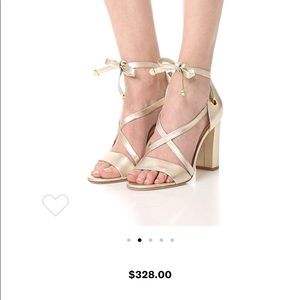 Diane von Furstenberg ankle tie Calabar Sandals